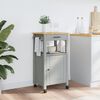 vidaXL Kitchen Trolley MONZA 48x40x90 cm Solid Wood Pine