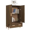 vidaXL Highboard Brown Oak 70x31x115 cm Engineered Wood