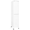 vidaXL Locker Cabinet White 38x45x180 cm Steel