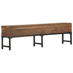 vidaXL Bench 160 cm Solid Reclaimed Wood