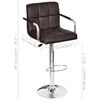 vidaXL Bar Stools 2 pcs Brown Faux Leather