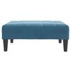 vidaXL 2-Seater Sofa Bed with Footstool Dark Grey Velvet