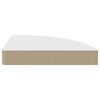 vidaXL Floating Corner Shelves 4 pcs White 25x25x3.8 cm MDF