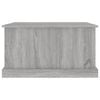 vidaXL Storage Box Grey Sonoma 70x40x38 cm Engineered Wood
