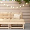 vidaXL Garden Middle Sofa Solid Wood Pine