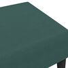 vidaXL Footstool Dark Green 77x55x31 cm Velvet