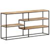 vidaXL Sideboard 150x30x75 cm Rough Mango Wood
