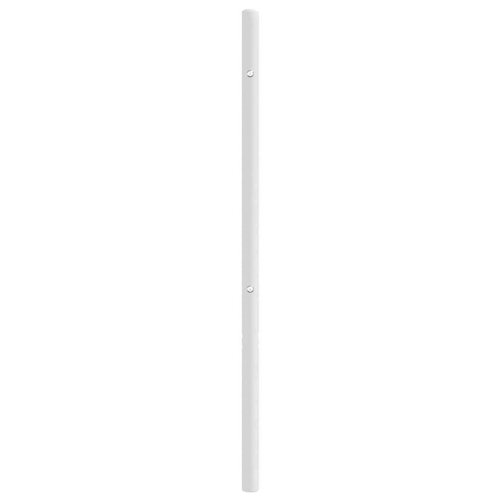 vidaXL Metal Headboard White 180 cm