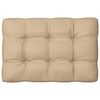 vidaXL Pallet Sofa Cushions 7 pcs Beige