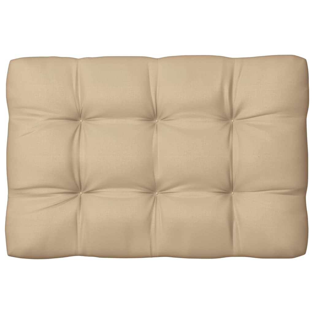 vidaXL Pallet Sofa Cushions 7 pcs Beige