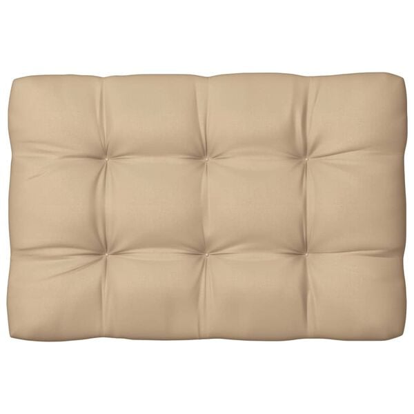 vidaXL Pallet Sofa Cushions 7 pcs Beige