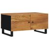 vidaXL Coffee Table 80x50x40 cm Solid Wood Acacia&Engineered Wood