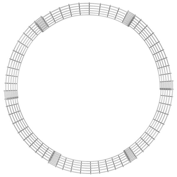 vidaXL Garden Composter &Oslash;100x50 cm Galvanised Steel