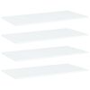 vidaXL Bookshelf Boards 4 pcs White 80x40x1.5 cm Engineered Wood