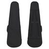 vidaXL Violin Full Set with Bow and Chin Rest Black 4/4