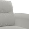 vidaXL Sofa Chair Light Grey 60 cm Microfibre Fabric