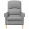 vidaXL Armchair Light grey 76 x 94 x 102 cm Fabric