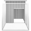 vidaXL Rabbit Cage Grey 200x91x100 cm Galvanised Steel