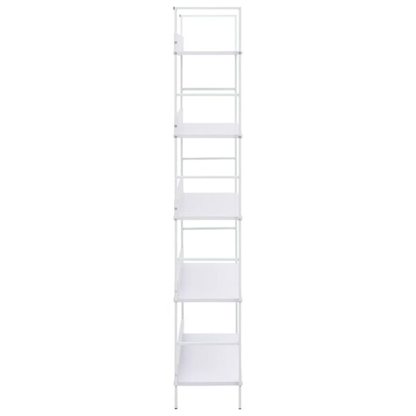 vidaXL 5-Layer Book Shelf White 60x27.6x158.5 cm Engineered Wood