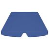 vidaXL Replacement Canopy for Garden Swing Blue 188/168x145/110 cm