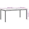 vidaXL 9 Piece Garden Dining Set with Cushions White Poly Rattan