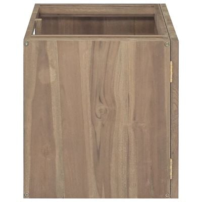 vidaXL Wall-mounted Bathroom Cabinet 90x39x40 cm Solid Wood Teak