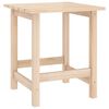 vidaXL Garden Adirondack Chair with Ottoman and Table Solid Fir Wood
