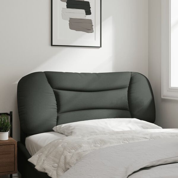 vidaXL Headboard Cushion "Hvar" Dark Grey 100 cm Fabric