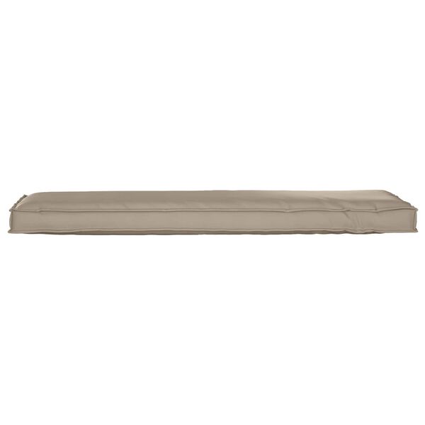 vidaXL Cushion Taupe 140 x 40 x 8 cm Oxford Fabric