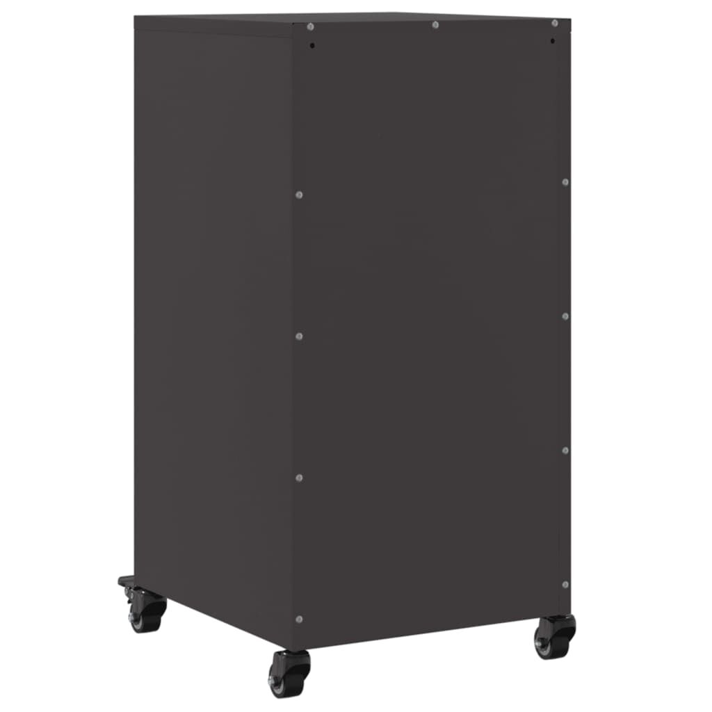 vidaXL Sideboard Black 36x39x72 cm Steel