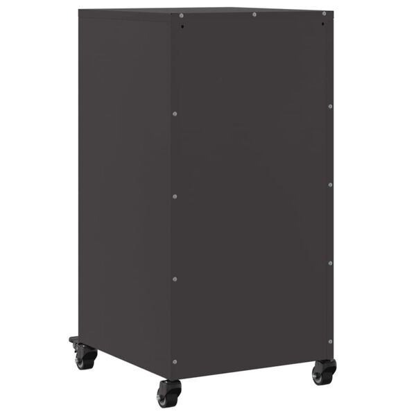 vidaXL Sideboard Black 36x39x72 cm Steel