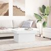 vidaXL Coffee Table White 80x55x40 cm Engineered Wood
