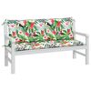 vidaXL Garden Bench Cushions 2pcs Multicolour 150x50x7cm Fabric