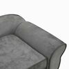 vidaXL Dog Sofa Dark Grey 72x45x30 cm Plush