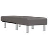 vidaXL Chaise Longue Grey Faux Leather