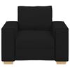 vidaXL Sofa Chair Black 60 cm Fabric