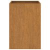 vidaXL Planter 42x38x75 cm Corten Steel
