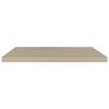 vidaXL Floating Wall Shelves 4 pcs Oak 80x23.5x3.8 cm MDF