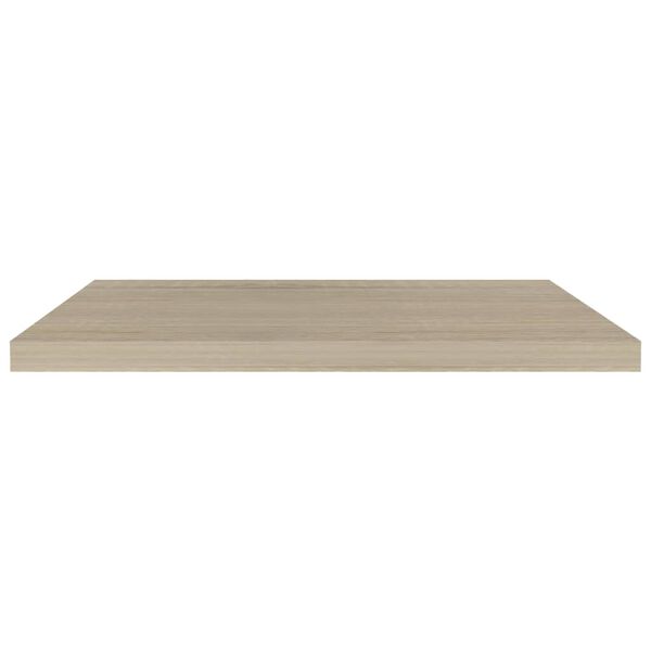 vidaXL Floating Wall Shelves 4 pcs Oak 80x23.5x3.8 cm MDF