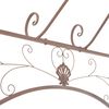 vidaXL Garden Pavilion Antique Brown 3 m Iron