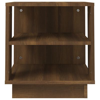 vidaXL Coffee Table Brown Oak 40x40x43 cm Engineered Wood