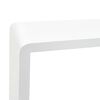 vidaXL Wall Cube Shelves 3 pcs White MDF