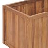 vidaXL Garden Raised Bed 200x50x50 cm Solid Teak Wood
