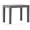 vidaXL Garden Benches 2 pcs Mocca Plastic