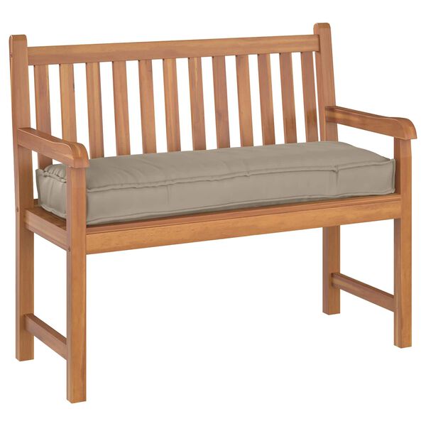 vidaXL Cushion Taupe 120 x 40 x 8 cm Oxford Fabric