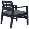 vidaXL 3 Piece Garden Lounge Set Plastic Anthracite