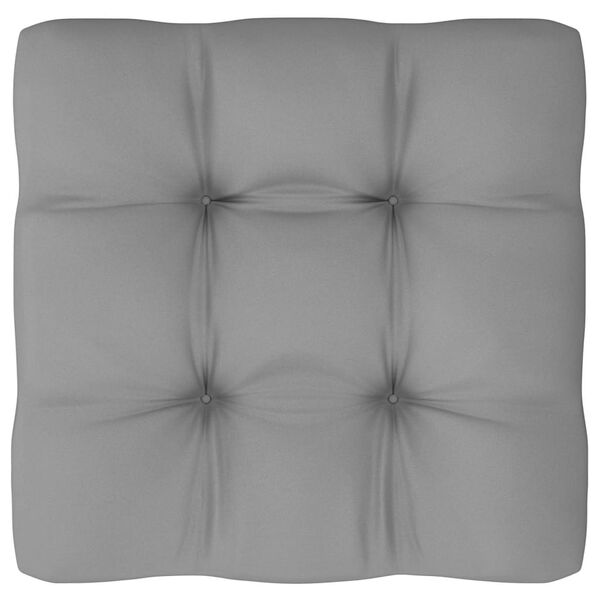 vidaXL 4-Seater Sofa with Cushions Solid Pinewood