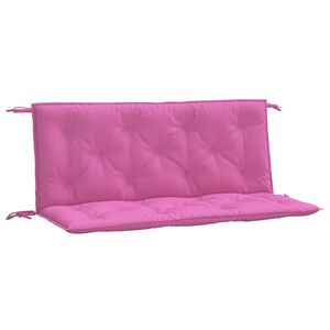 vidaXL Garden Bench Cushions 2pcs Pink 120x50x7cm Fabric
