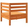 vidaXL Garden Sofas Corner 2 pcs Wax Brown Solid Wood Pine