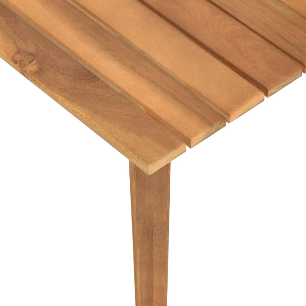 vidaXL Garden Coffee Table 60x60x36 cm Solid Acacia Wood